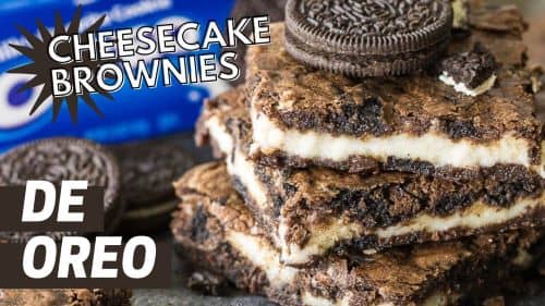 Cheesecake Brownies de Oreo: Receta del postre más dulce