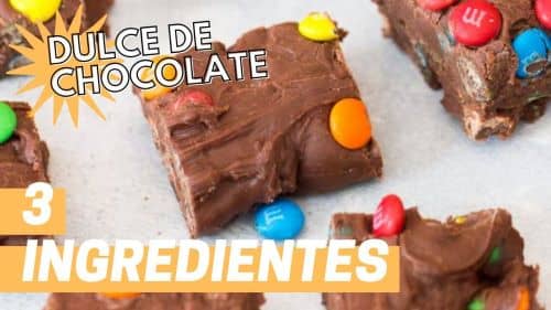 Receta de dulce de chocolate con chispas: 3 ingredientes [VIDEO]
